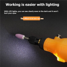 Geevorks Cordless Rotary Tool - 5-Speed USB Grinder for Polishing, Sanding & Engraving - Handheld Drill for Metal