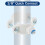 6 Pc 1/4" Drain Saddle Valve Quick Connect White Plastic Water Hose Pipe Adapter Clamp for Under Sink Reverse Osmosis 3