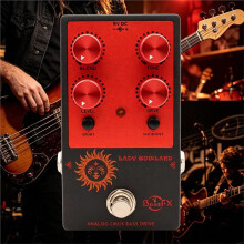 Fanmuzk Overdrive Pedal, Drive-Effekt für Aktive/Passive Bässe, Lady Rowland Bass Pedal Fanmuzk Lady Rowland