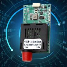 2 Stück 80KM TTL Optischer Transceiver Modul Optischer Transceiver FC/UPC TTL Glasfaser Transceiver Optisches Terminalgerät TX