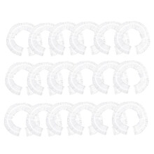100 Cubiertas Desechables para Pedicura de Plástico, Forros para Tazones de Pedicura Profesional