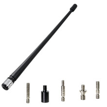 1 Set of 13 Inches Short Car Antennas-Vehicle Accessories, Powerful Radio Antennas for Roof Mount, FM/AM