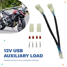For Y-Splitter 12V USB Auxiliary Load for Trident 660 Tiger 800 900 1050 1200