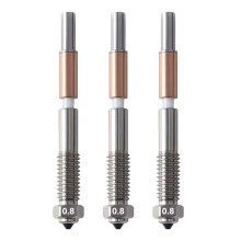 Lot de 3 Buses Bimétalliques pour QIDI Q2 Q2c 0,6/0,8 mm, en Céramique, à Démontage Rapide et Isolation Intégrée pour Imprimante 3D B