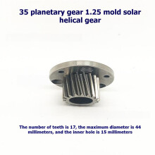 35-Tands, 1,25-Moduls Komplett Planetväxelsats (Inkluderar 608Z-Lager och PA66 Nylonspiralkugghjul)