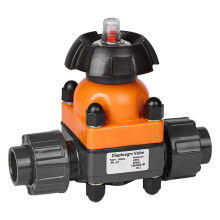 Pipe ID 32mm UPVC 1" DN20 Diaphragm Valve Manual Wheel EPDM Union Type