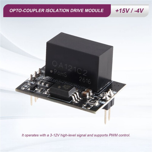 MOS Isolation Driver Module Universal IGBT Driver Board Single Channel 2W Drive Power 1