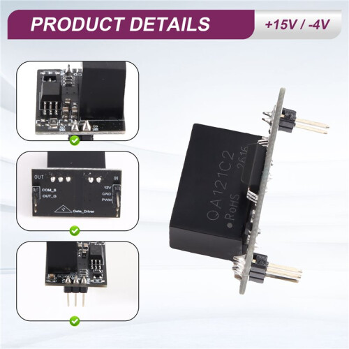 MOS Isolation Driver Module Universal IGBT Driver Board Single Channel 2W Drive Power