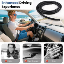For 2009-2013 Rear Door Frame Seal Waterproof Strip Door Weatherstrip Seal Rubber Right 62331-02200