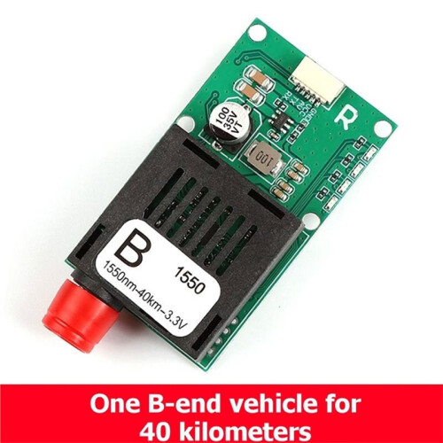 40KM TTL Optical Transceiver Module FC Interface Fiber Transceiver Optical Terminal Equipment AV/VCC/GND RX 1