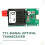 40KM TTL Optical Transceiver Module FC Interface Fiber Transceiver Optical Terminal Equipment AV/VCC/GND RX 6