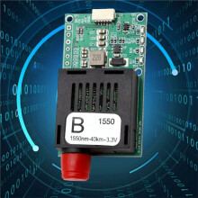 2 Piezas Módulo Transceptor Óptico TTL de 40KM Transceptor Óptico FC/UPC Transceptor de Fibra TTL Equipos Terminales Ópticos RX
