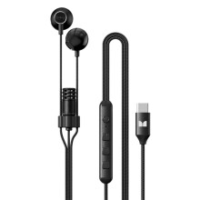 AE20 Karaoke Earphone Sound Card Headset with Realtime Ear Monitoring for Live Streaming Singing Gaming