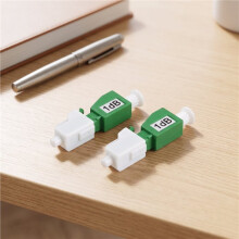 2Pcs LC/APC Fiber Attenuator LC/APC Optical Attenuator Flange Adapter Female to Male FTTH Fiber Optic Attenuator 1dB