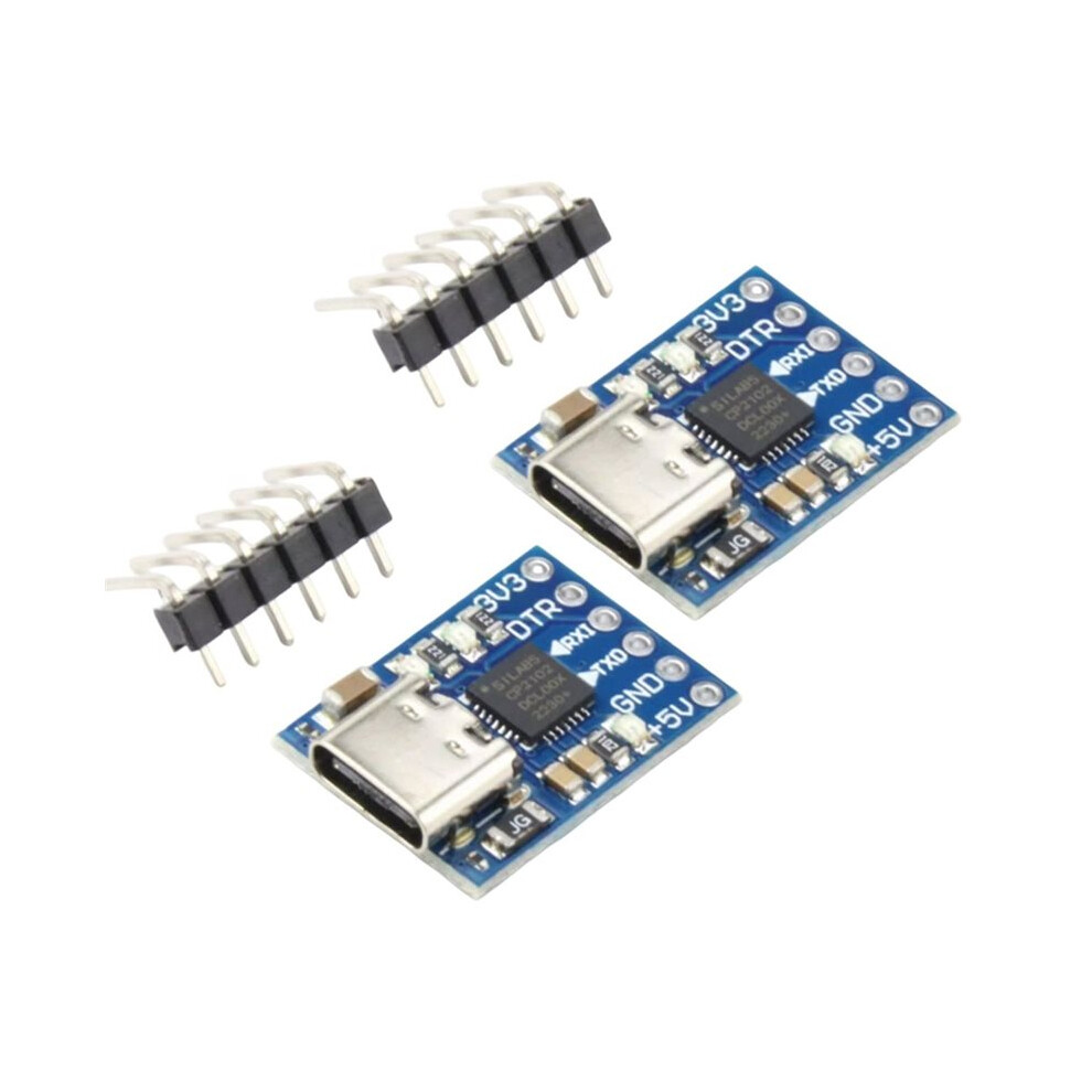 Uart Programmer 2PCs CP2102 USB to TTL Serial Module UART STC Downloader Adapter for ...