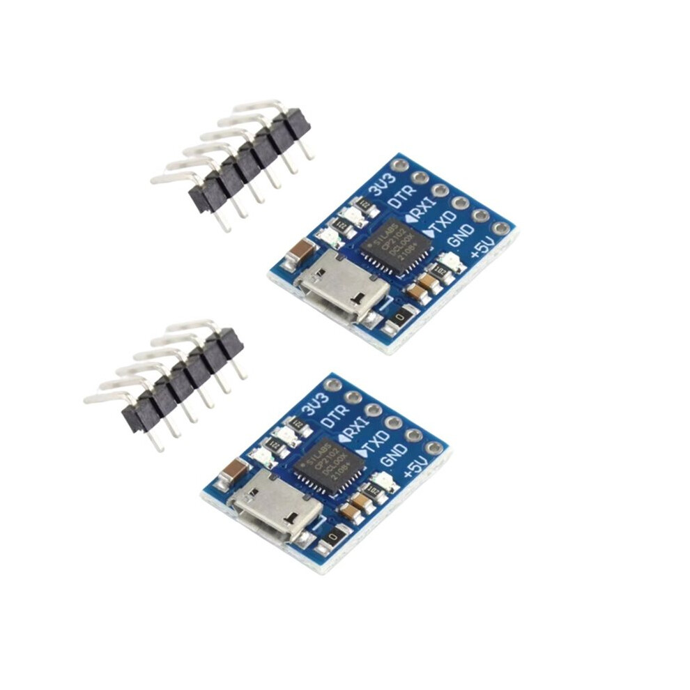 Uart Programmer 2PCs CP2102 USB to TTL Serial Module UART STC Downloader Adapter for ...