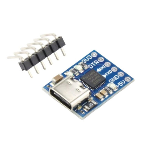 2 Szt. CP2102 Moduł Szeregowy USB do TTL UART Adapter do Pobierania STC do Debugowania MCU Programowanie Windows Linux TYPE-C 2