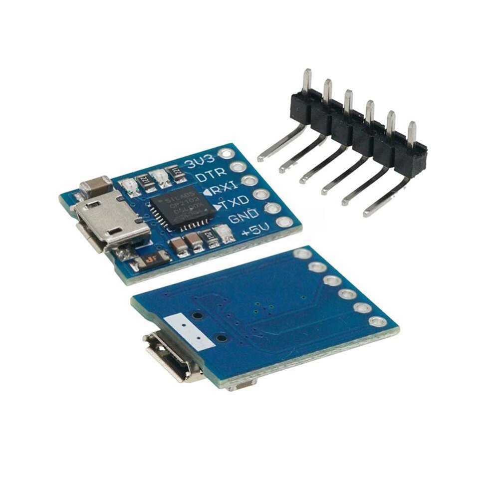 Uart Programmer 2PCs CP2102 USB to TTL Serial Module UART STC Downloader Adapter for ...