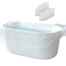 12 Pack Disposable Bathtub Cover Liner, 102 X47 Inch ,for Bathroom/Travel/Salon/Spa/Household/ Hotel Bath Tubs