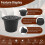 3PCS Coffee Capsule Filter for  Essenza  C30 Coffee Machines Replacement Coffee Filter Cups Black 2
