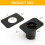 Rain Chain Gutter Adapter Rain Chain Adapter with Bolt Rain Chain Installation for Rain Chain Outside Gutters Downspout 3