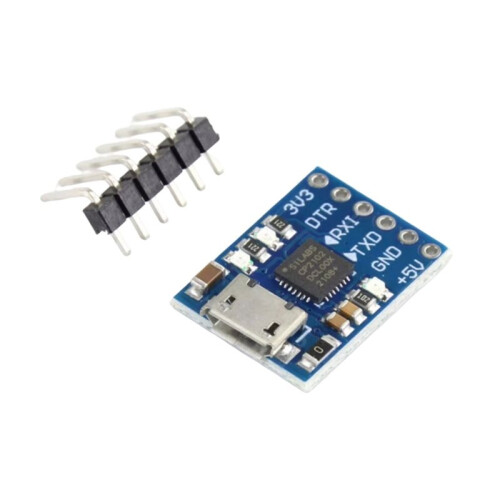 2PCs CP2102 USB to TTL Serial Module UART STC Downloader Adapter for MCU Debugging Programming Windows Linux MICRO 1