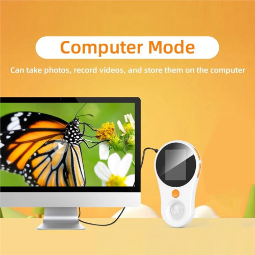 Digital Microscope 500x with 2.0" IPS Screen, Handheld Magnifying Glass for Coins Jewelry Electronics, USB Rechargeable 2