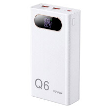 PD100W Power Bank Shell with Digital Screen, 6x21700 Battery DIY Housing Empty Case PPS/PD3.0/QC3.0 for Laptop Phone