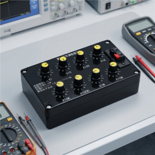 Scatola di Resistenza Regolabile Ad Alta Precisione 0.1% per Test Elettronici 2