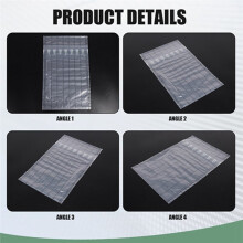 30-Pack Inflatable Wine Bottle Protector Bags, Reusable Air Column Cushion Sleeves for Safe Bottle Transportation