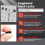 200Pcs Pegboard Hook Locks, Peg Board Locks Stoppers Fit for 1/4 Inch Peg Board for Stopping Hooks From Falling Off 3