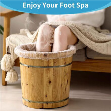 100PCS Pedicure Liners Disposable - Plastic Footbath Spa, Soak Liners Professional Pedicure Bowl Liner, Cover Bag