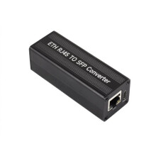 Konwerter ETH RJ45 na SFP Gigabitowy Konwerter Multimedialny SFP Obsługuje Moduł Optyczny 1,25 Gb/S Bez Modułu PoE