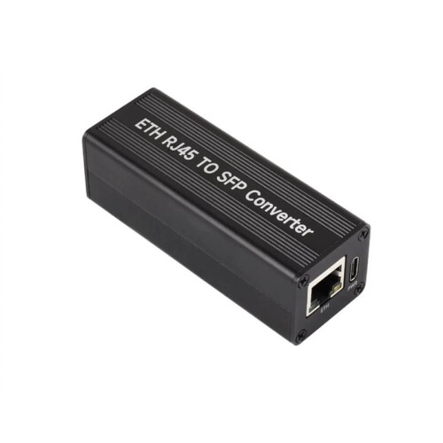 Conversor ETH RJ45 para SFP  Gigabit SFP - Suporta Módulo Óptico de 1,25 Gbps Sem Módulo PoE