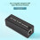 Convertitore da ETH RJ45 A SFP,  Convertitore Multimediale Gigabit SFP, Supporta Modulo Ottico da 1,25 Gbps Senza Modulo PoE. 3