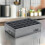 Qianly Glassware Rack Cup Organizer Storage Bar Rack Dishwasher Safe Polypropylene with Fixed Dividers, 24-Grid Elevated 6