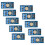10Pcs  0-25V Voltage Sensor Detection Module, Analog Voltage Divider Board for Microcontroller ADC Input 1