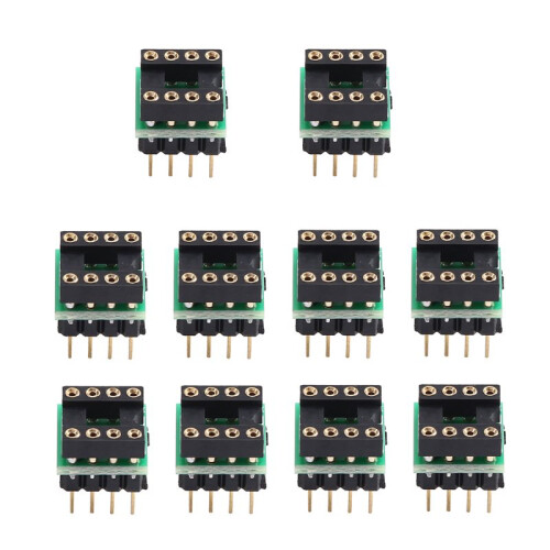 10 Stück Dual-Op-Amp-zu-Single-Op-Amp-Adapterplatine 1