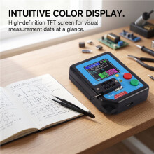 For -MF10 128x160TFT Transistor Tester Capacitor/Inductor/Resistor/Diode/Zener/SMD Test for Meter