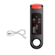 50mW Red Light Fiber Optic Visual Fault Locator Rechargeable Type C Compatible with FC SC and ST Connectors