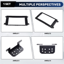 2 Din Car Radio Fascia Stereo Dash Kit Installation Trim Facia DVD Navigation Fascia Panel for Focus Mondeo C-Max