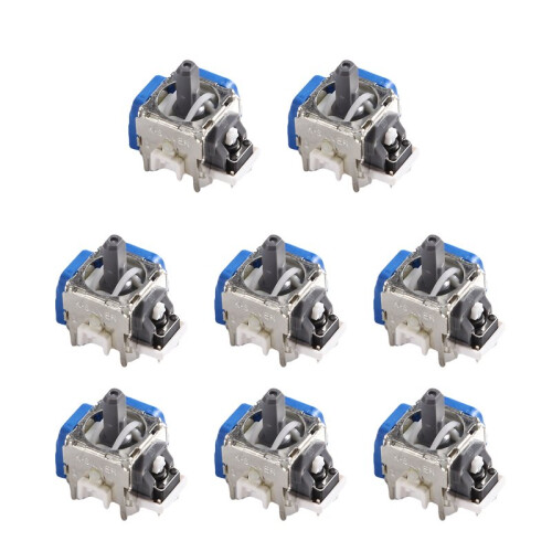 8Pcs TMR Electromagnetic Hall Effect Joystick JS13 Pro+ TMR Electromagnetic Joystick for PS5 Controller