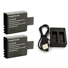 3.7V 1050mAh PG1050 Rechargeable Li‑Ion Battery for SJCAM SJ4000 SJ5000 WiFi Sport Action Camera DV Includes Charger