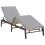 VidaXL vidaXL Sonnenliege mit Auflage Beige Poly Rattan 5