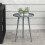 Outsunny Outsunny Round Garden Coffee Table, Outdoor Side Table with Rounded Edge 1