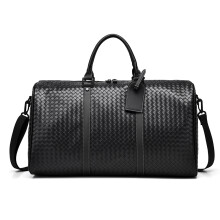 Duffle Bag Large Black Woven Travel Water Resistant Holdalls Gym Sports Bag