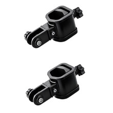 2 Stück Camping-Wagenwagen-Regenschirmhalter, Metall-Regenschirm-Halterung, Tragbare Klemme für Outdoor-Camping-Picknick-Halterung