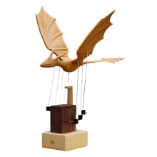 Dragon Automaton Wooden Model Western Mythical Creature Figure for Kids Method Natural Wood