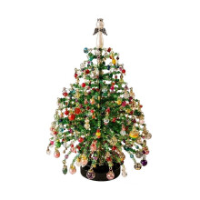 DIY Beaded Christmas Tree Kit, Handmade Colorful Bead Ornament Making Set