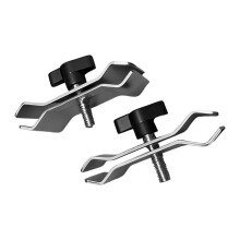 2pcs Pince pour Parapluie Extérieur, Support de Parapluie pour Chariot de Camping, Table de Pique-Nique, Rambarde de Terrasse, Gradins, Jardin